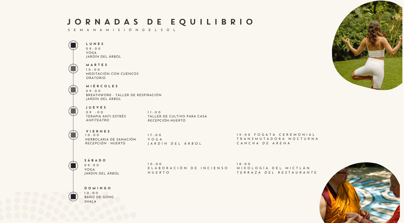 Actividades Misión del Sol